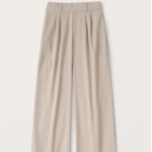 Abercrombie & Fitch Tailored Wide Leg linen blend Pants